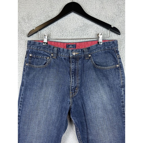 Dockers Jeans Mens 34x29 Blue Medium Wash Straight Leg 100% Cotton Denim Pants